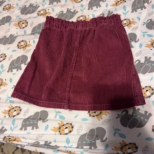 Corduroy skirt